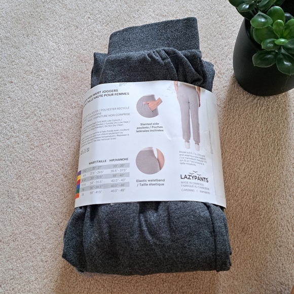 Lazypants Women’s Hacci Knit Joggers 2-pack Size Medium Grey Lounge Pants - Picture 11 of 14